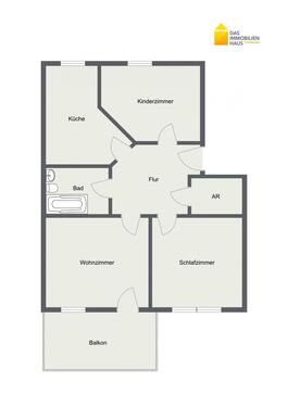 Foto - 3 Zimmer Etagenwohnung zur Miete in Frankenblick