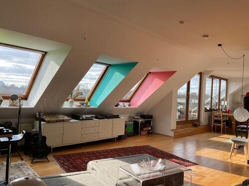 Foto - Helle 3-Zi 91m² DG-Whg Terrasse Blick Tiergarten provisionsfrei