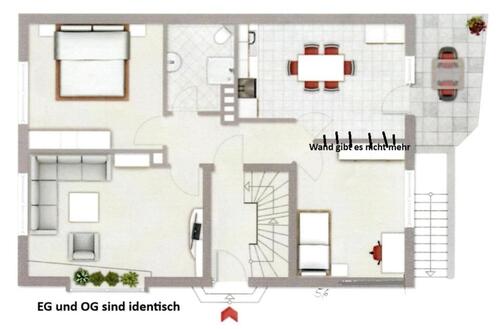 Foto - Mietwohnung mit Garten und Kamin