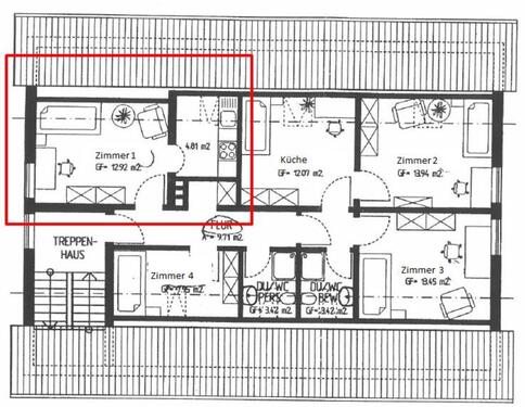 Foto - ✅ Zimmer 1, 2 Bäder, Küche, Wohngemeinschaft WG Wohnung Miete ✅