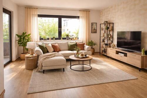 Foto - Helle 3ZKB, Balkon, 80 qm, Merchweiler, Ortsrandlage, ab 01.07.26