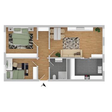 Foto - 3 Zimmer Etagenwohnung zur Miete in Güstrow