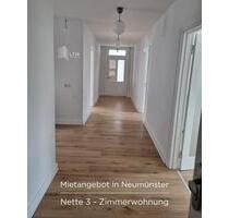 Helle 3-Zimmer-Wohnung in zentraler Lage Neumünsters