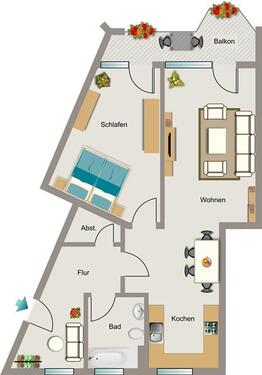 Foto - 2 Zimmer Etagenwohnung zur Miete in Essen