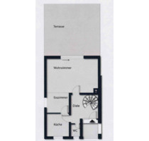 Doppelhaushälfte mit großer Dachterrasse in Marsberg-Leitmar