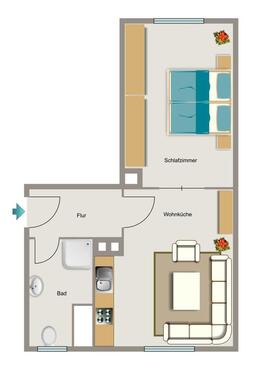 Foto - Etagenwohnung zur Miete in Essen