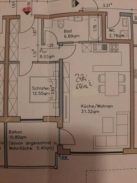 Foto - 2 Zimmer Etagenwohnung zur Miete in Mühldorf am Inn