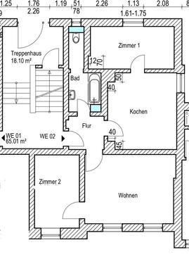 Foto - 3 Zimmer Etagenwohnung zur Miete in Dippoldiswalde