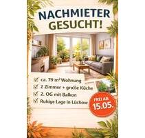 Wohnung in Lüchow abzugeben (Balkon, 2. OG) - Lüchow (Wendland)