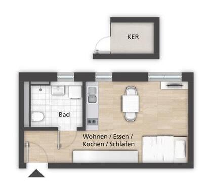 Foto - Etagenwohnung in Horn-Bad Meinberg zur Miete