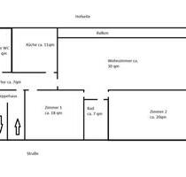 3ZKB Völklingen Stadtmitte - 650,00&nbsp;EUR Kaltmiete, ca.&nbsp; 95,00&nbsp;m&sup2; in Völklingen (PLZ: 66333)