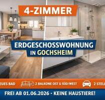 4-Zimmer Erdgeschosswohnung in Gochsheim frei ab 1.6.2026