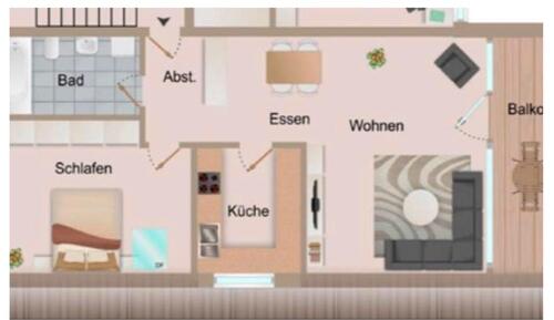 Foto - Etagenwohnung in Georgsmarienhütte zur Miete