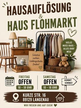 Foto - Große Hausauflösung & Flohmarkt in Langenau