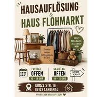 Große Hausauflösung & Flohmarkt in Langenau