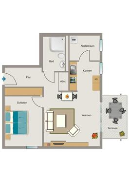 Foto - 2.5 Zimmer Etagenwohnung zur Miete in Essen