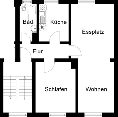 Foto - 2 Zimmer Etagenwohnung in Herne