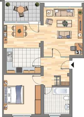 Foto - 2 Zimmer Etagenwohnung zur Miete in Dortmund