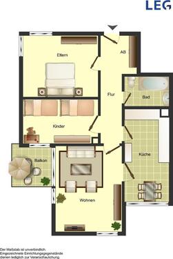 Foto - Etagenwohnung zur Miete in Monheim am Rhein