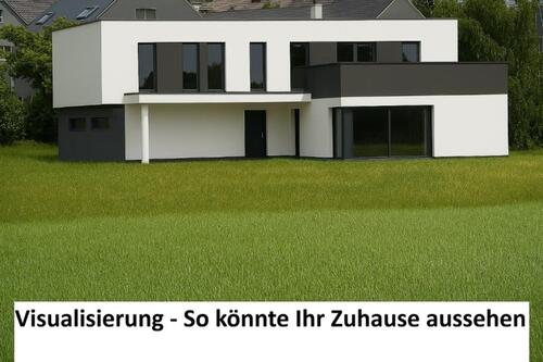Foto - Architektur, die Eindruck macht - moderner Rohbau - 95032 Hof