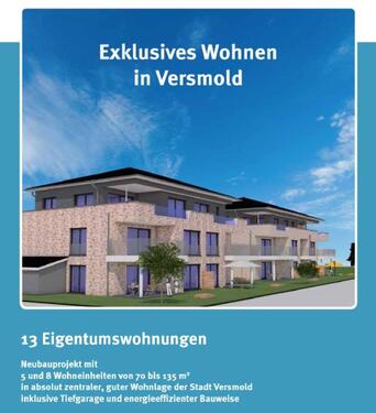 Foto - 2 Zimmer Etagenwohnung zur Miete in Versmold