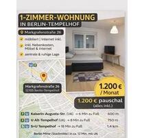 Einzimmerwohnung in Berlin- Tempelhof