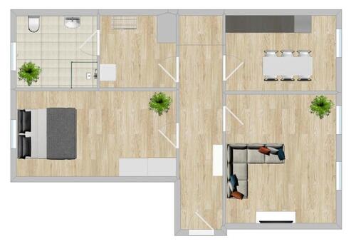 Foto - 2 Zimmer Erdgeschoßwohnung zur Miete in Magdeburg