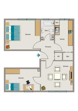 Foto - Etagenwohnung zur Miete in Neukirchen-Vluyn