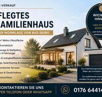 Gepflegtes Einfamilienhaus in ruhiger Wohnlage von Bad Iburg