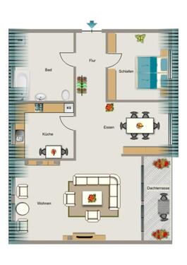 Foto - 2.5 Zimmer Dachgeschoßwohnung zur Miete in Recklinghausen