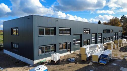 Foto - Neubau Gewerbehallen Lagerhallen mit optionaler Büroeinheit
