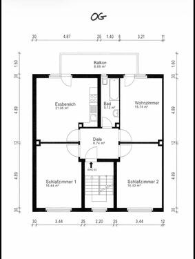 Foto - Moderne 3,5 Zimmer Wohnung mit Balkon Essen Schönebeck