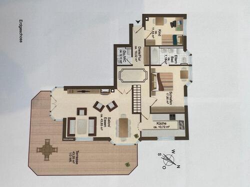 Foto - 4 Zimmer Erdgeschoßwohnung in München