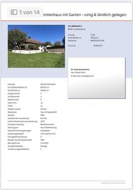 Foto - 12 Zimmer Einfamilienhaus zum Kaufen in Landensberg