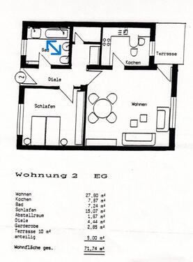 Foto - 2 Zimmer Erdgeschoßwohnung zum Kaufen in Günzburg