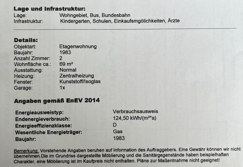 Foto - Dachgeschoßwohnung in Neuendettelsau zum Kaufen