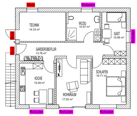 Foto - 2 Energieeffiziente Neubau-Wohnungen in Burgheim (NDSOB)