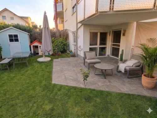 Foto - Provisionsfreies Gartenidyll- 3-Zimmer EG-Whng.