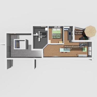 Foto - 3 Zimmer Etagenwohnung zum Kaufen in Leinzell