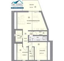 NEU! Zweigeschossige Balkon Whg. im Maisonette Stil * ca. 110 m² * 3 ZKB, Stellplatz - Mertesdorf