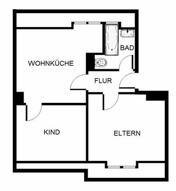 Foto - Etagenwohnung zur Miete in Gelsenkirchen