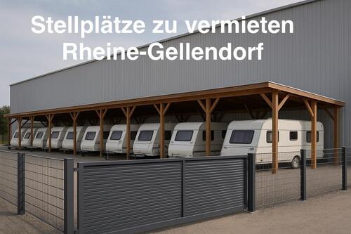 Foto - Wohnwagen-Mobilstellplatz Rheine-Gellendorf- überdacht mit Strom