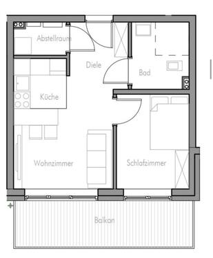 Foto - 2 Zimmer Etagenwohnung in Kiel