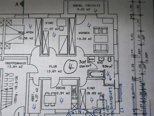 Foto - 4 Zimmer Etagenwohnung zum Kaufen in Eystrup
