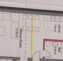 1 Zimmer-Wohnung zu vermieten – ca. 40 m² (neu renoviert) - Bad Rappenau