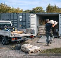 Lagerfläche in Großbottwar, Lagerplatz in einem Schiffscontainer