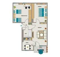 Wohnen im Dichterviertel - 344,00&nbsp;EUR Kaltmiete, ca.&nbsp; 65,63&nbsp;m&sup2; in Duisburg (PLZ: 47166) Hamborn