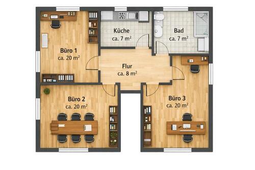 Foto - Gewerbeeinheit EG 3 Zimmer 86m2 Neuhausen