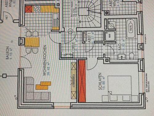 Foto - Sonnige 2-Zimmerwohnung - 750,00&nbsp;EUR Kaltmiete, ca.&nbsp; 70,00&nbsp;m&sup2;