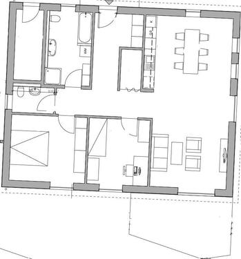Foto - Moderne 3-Zimmer-Neubauwohnung im EG – Erstbezug, 2-Familienhaus